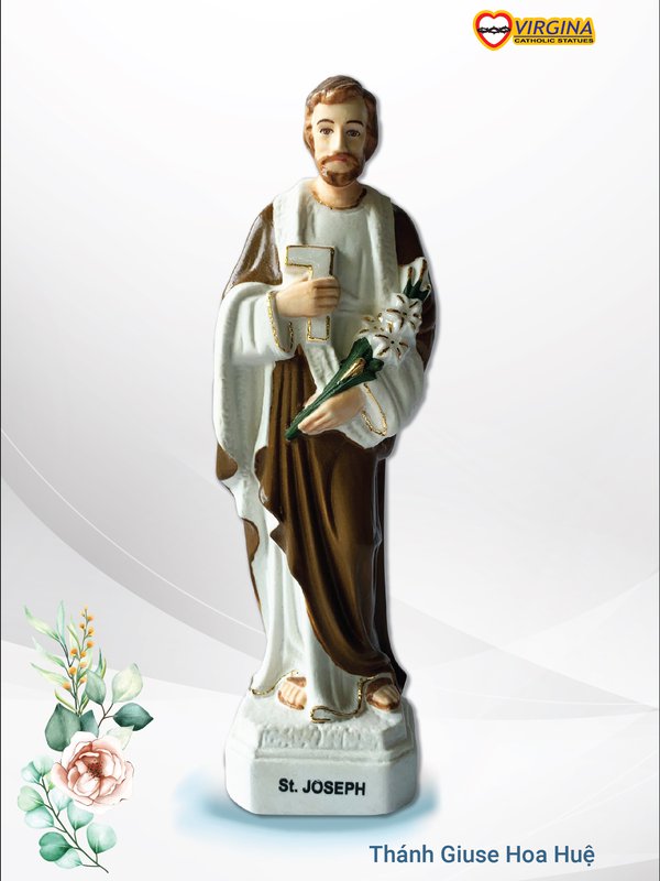 Tượng sứ - Thánh Giuse 30cm