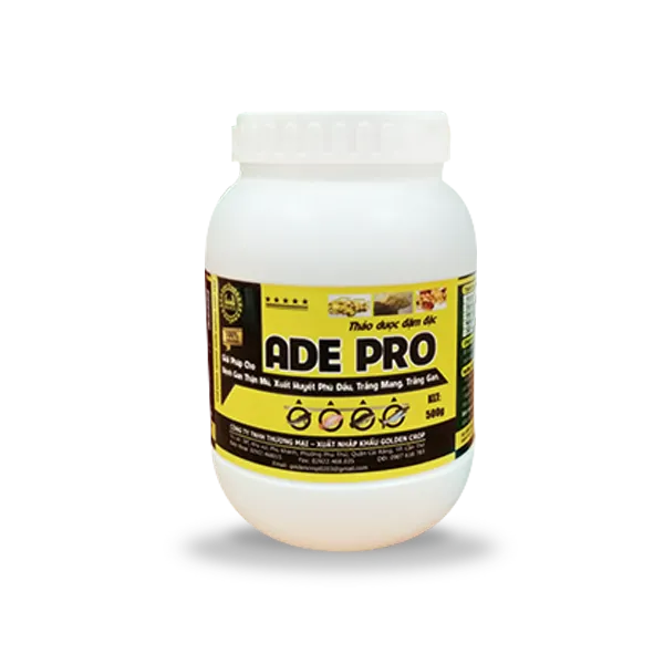 ADE PRO - Phòng bệnh xuất huyết, đốm đỏ, gan thận mủ trên cá.