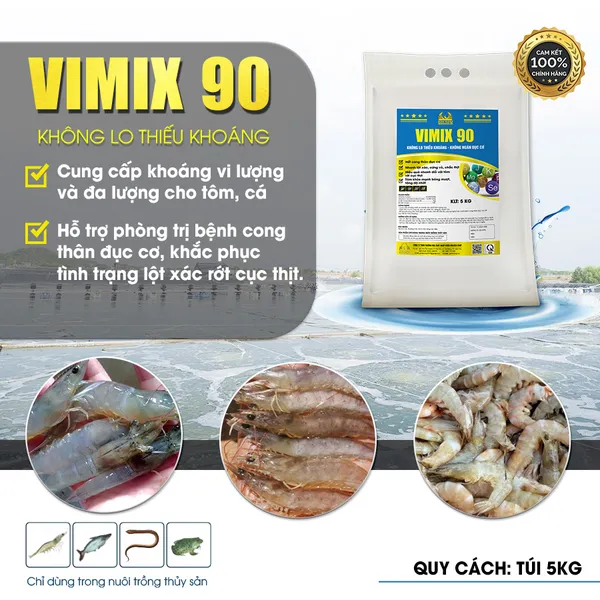 VIMIX 90 - Không lo thiếu khoáng, không ngán đục cơ