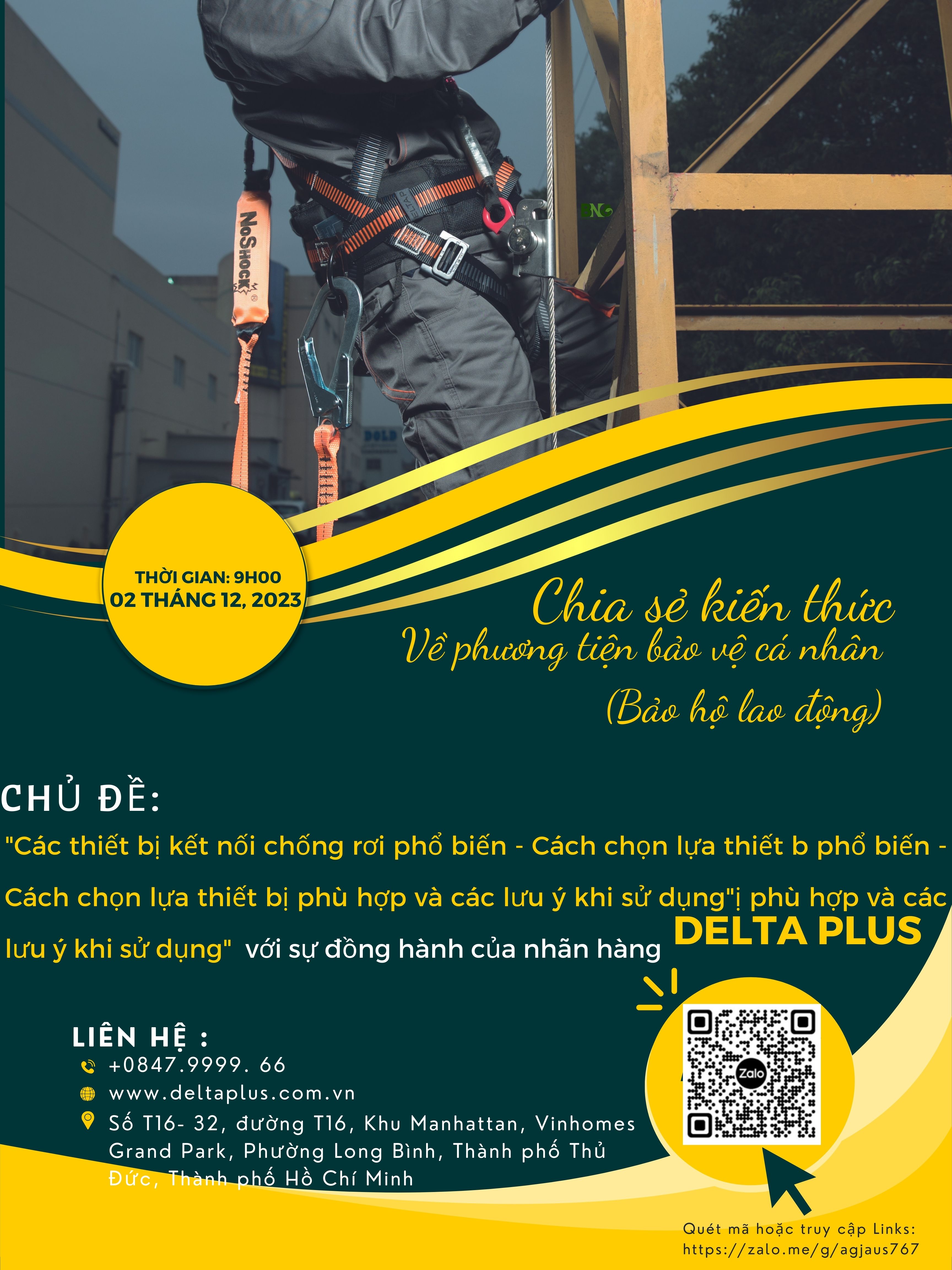 Kỳ 3- Chủ đề: An toàn  chống rơi