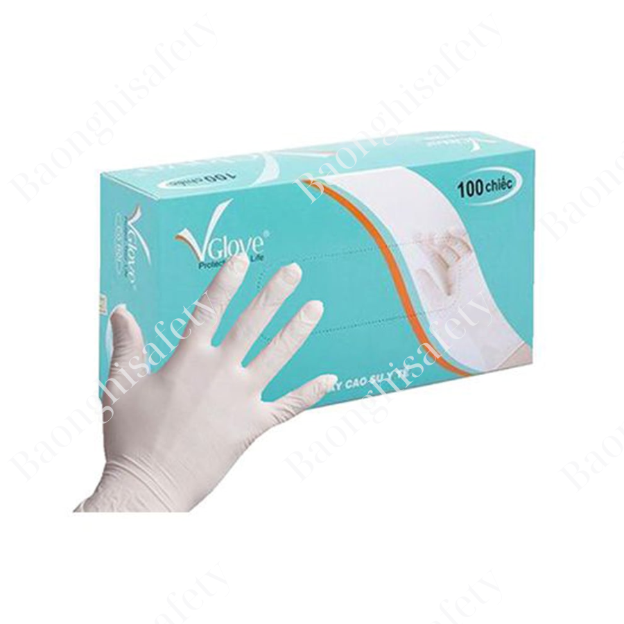 GĂNG TAY LATEX CÓ BỘT VGLOVE