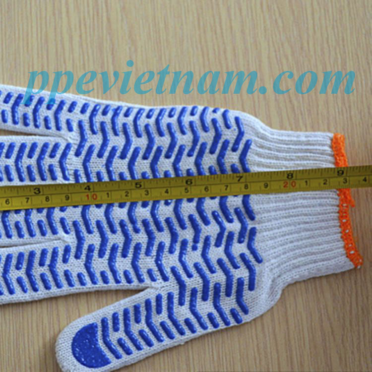 GĂNG TAY CHẤM  HẠT NHỰA VUÔNG 60G