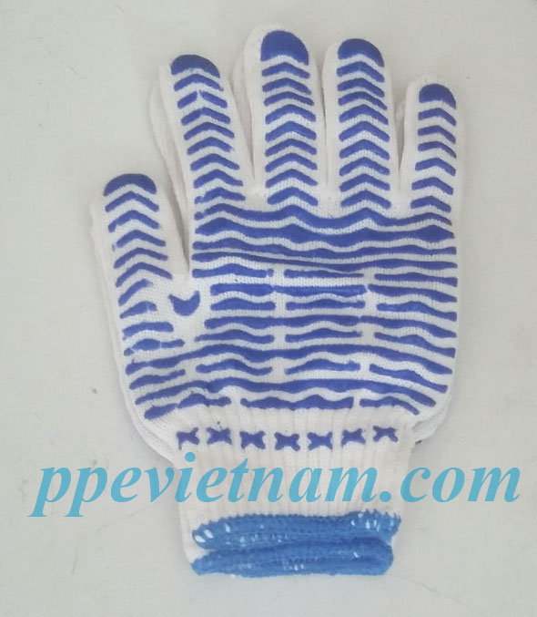 GĂNG TAY CHẤM  HẠT NHỰA VUÔNG 60G