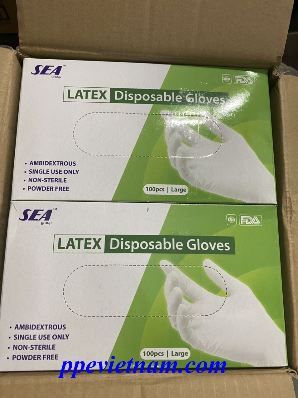 GĂNG TAY LATEX KHÔNG BỘT SEA