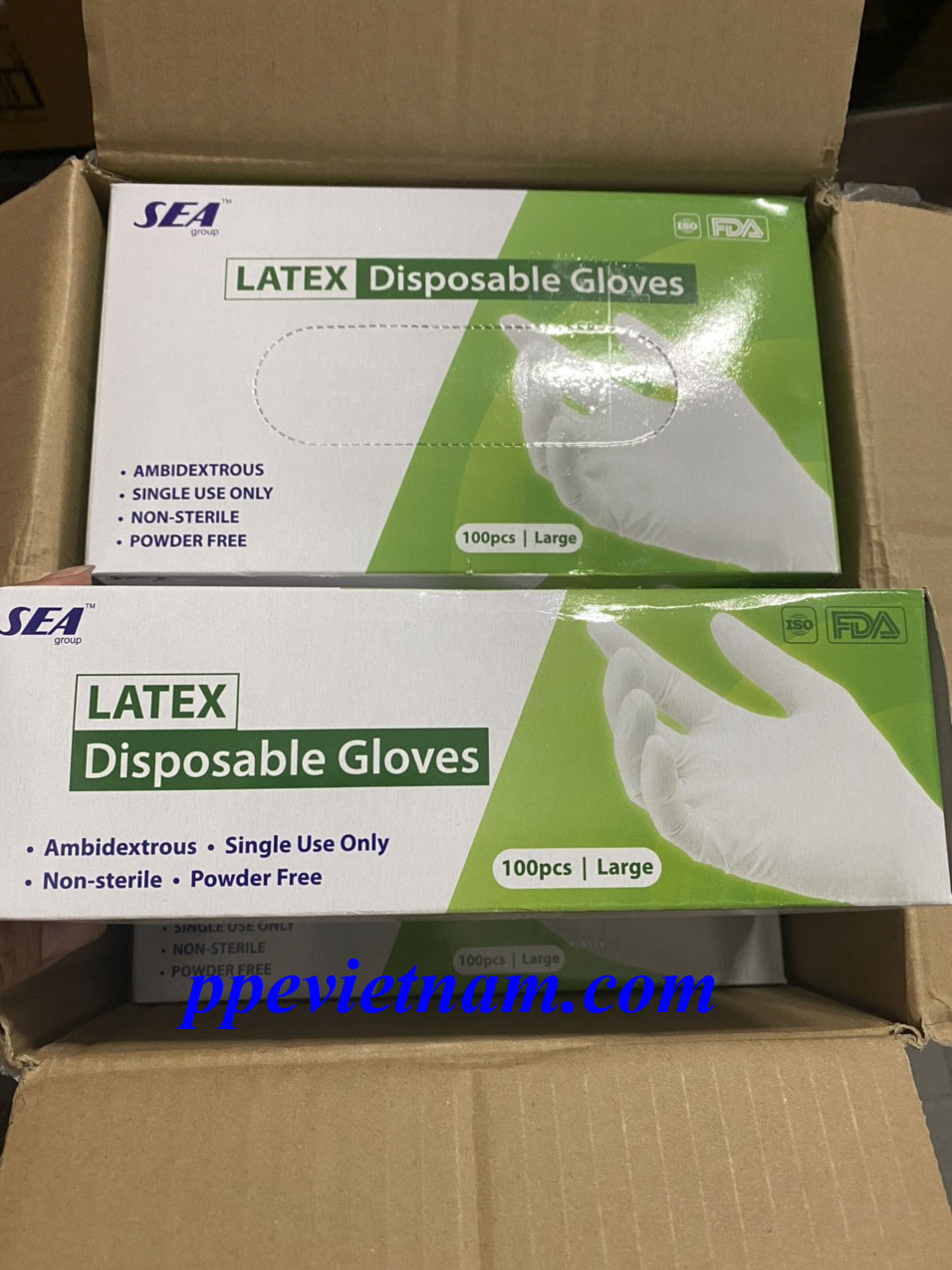 GĂNG TAY LATEX KHÔNG BỘT SEA