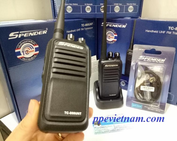 MÁY BỘ ĐÀM CẦM TAY TIỆN DỤNG SPENDER TC-800