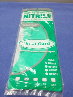 GĂNG TAY CHỐNG HÓA CHẤT NITRILE CHEM-GARD - NF1815