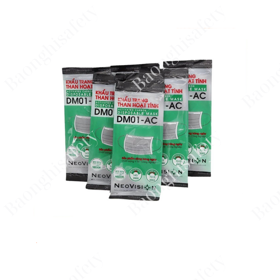 KHẨU TRANG THAN HOẠT TÍNH DM01-AC (BÁN THEO HỘP)
