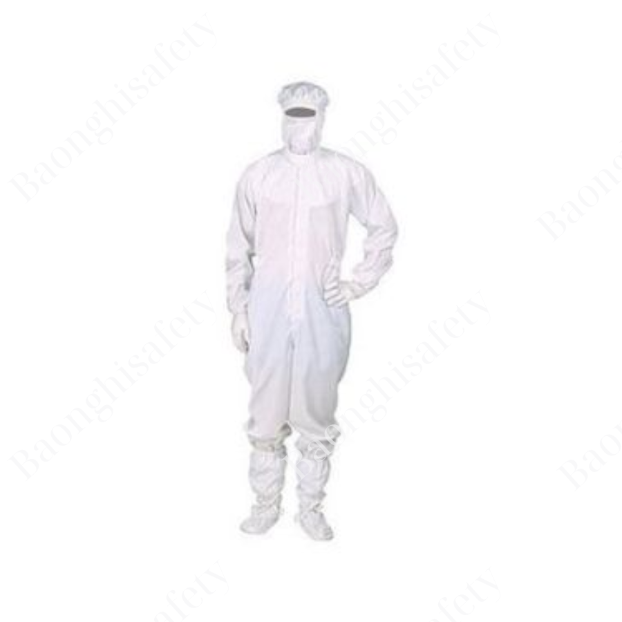QUẦN ÁO PHÒNG SẠCH CHỐNG TĨNH ĐIỆN LIỀN MŨ