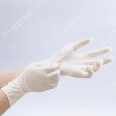 GĂNG TAY NITRILE Y TẾ MÀU TRẮNG