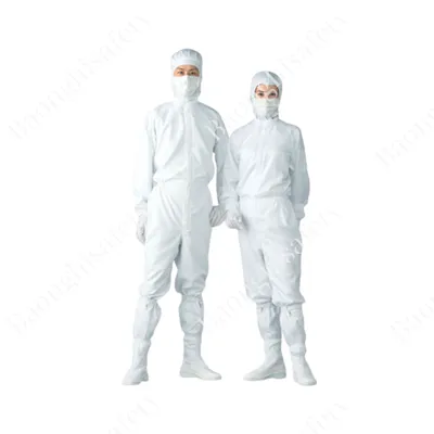 QUẦN ÁO PHÒNG SẠCH CHỖNG TĨNH ĐIỆN BỘ RỜI - CÓ MŨ