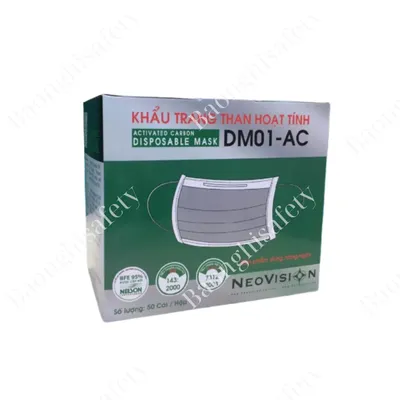 Khẩu Trang Than Hoạt Tính DM01-AC (Bán theo hộp)
