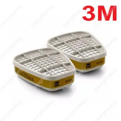 Phin Lọc Hơi Acid, Hơi Hữu Cơ, Amoniac, Methylamine và Formaldehyde 3M 6006