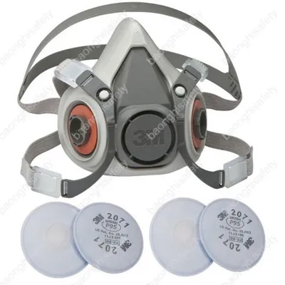 MẶT NẠ PHÒNG ĐỘC 3M 6100 CHÍNH HÃNG