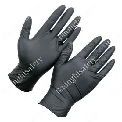 GĂNG TAY NITRILE Y TẾ MÀU ĐEN