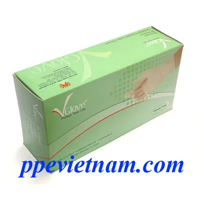 GĂNG TAY LATEX KHÔNG BỘT 5.8G VGLOVE
