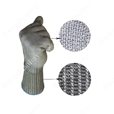 GĂNG TAY CHỐNG CẮT BẰNG I-NOX LOẠI DÀI