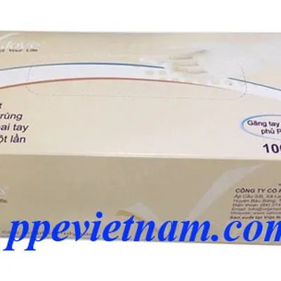 GĂNG TAY LATEX KHÔNG BỘT 5.4G VGLOVE