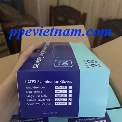GĂNG TAY LATEX EXAMINATION GLOVES DUY HÀNG