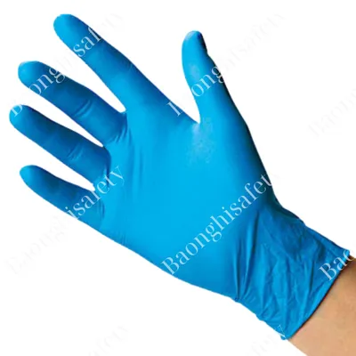 GĂNG TAY NITRILE Y TẾ MÀU XANH