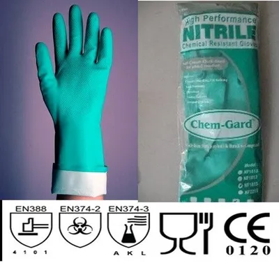GĂNG TAY CHỐNG HÓA CHẤT NITRILE CHEM-GARD - NF1815