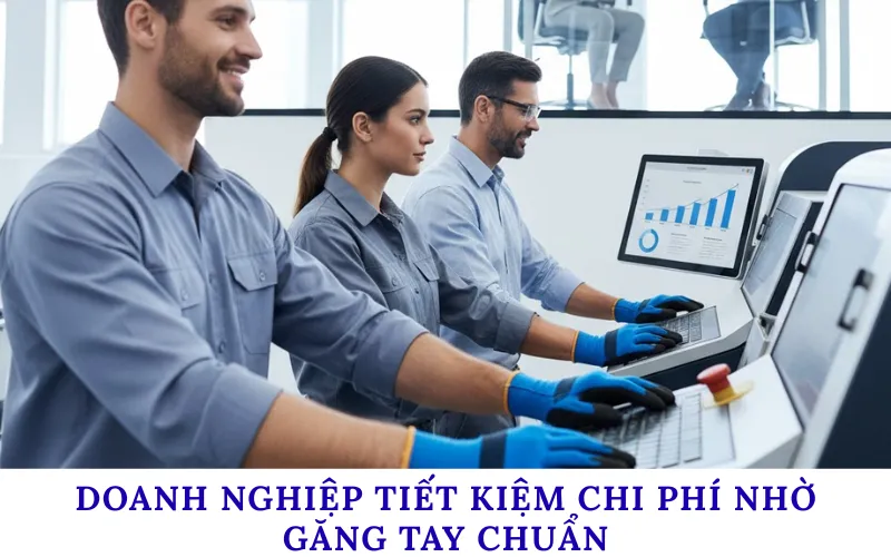 Doanh nghiệp tiết kiệm chi phí nhờ găng tay chuẩn