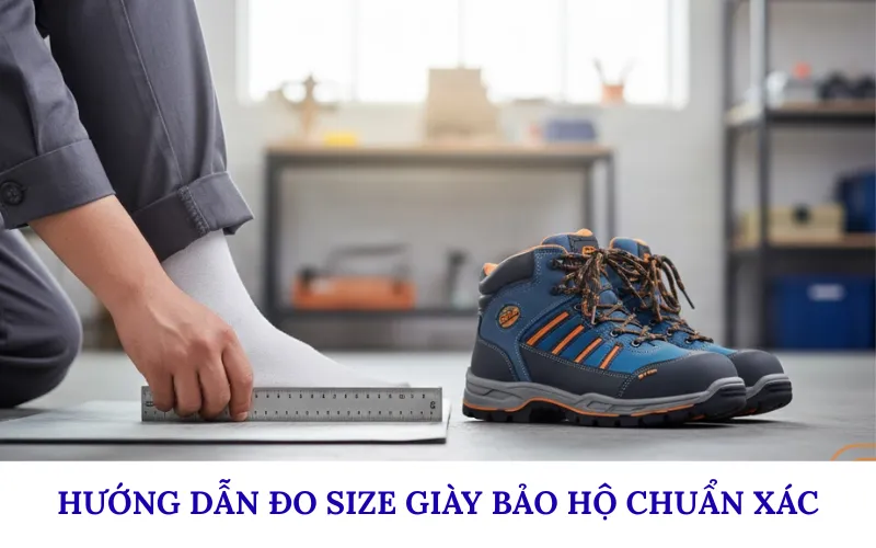 Hướng dẫn đo size giày bảo hộ chuẩn xác