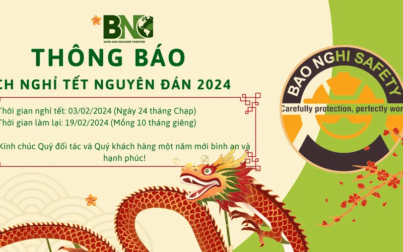 THÔNG BÁO LỊCH NGHỈ TẾT NGUYÊN ĐÁN 2024, Thông báo lịch nghỉ tết nguyên đán 2024