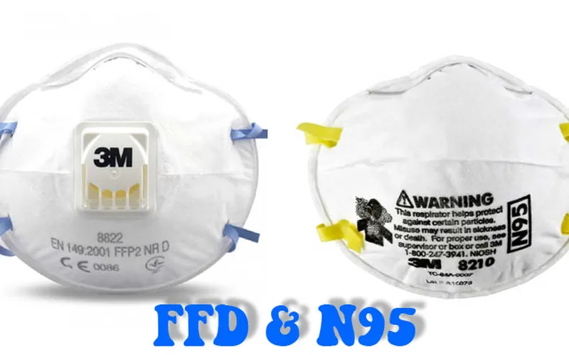 SO SÁNH KHẨU TRANG N95 VÀ KHẨU TRANG FFP2