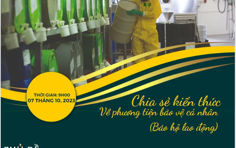 CHIA SẺ LỰA CHỌN QUẦN ÁO CHỐNG HOÁ CHẤT QUA ZOOM - THÁNG 10/2023