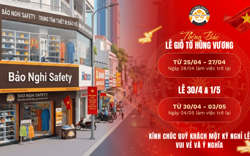 THÔNG BÁO LỊCH NGHỈ LỄ GIỖ TỔ HÙNG VƯƠNG & 30/4 – 1/5