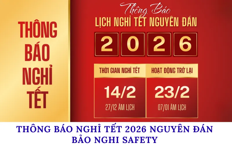 THÔNG BÁO LỊCH NGHỈ TẾT NGUYÊN ĐÁN 2026