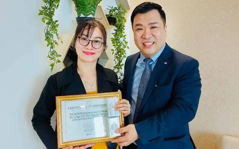 CHỨNG NHẬN ĐẠI DIỆN THƯƠNG HIỆU BTB INTERNATIONAL TẠI TP HÔ CHÍ MINH