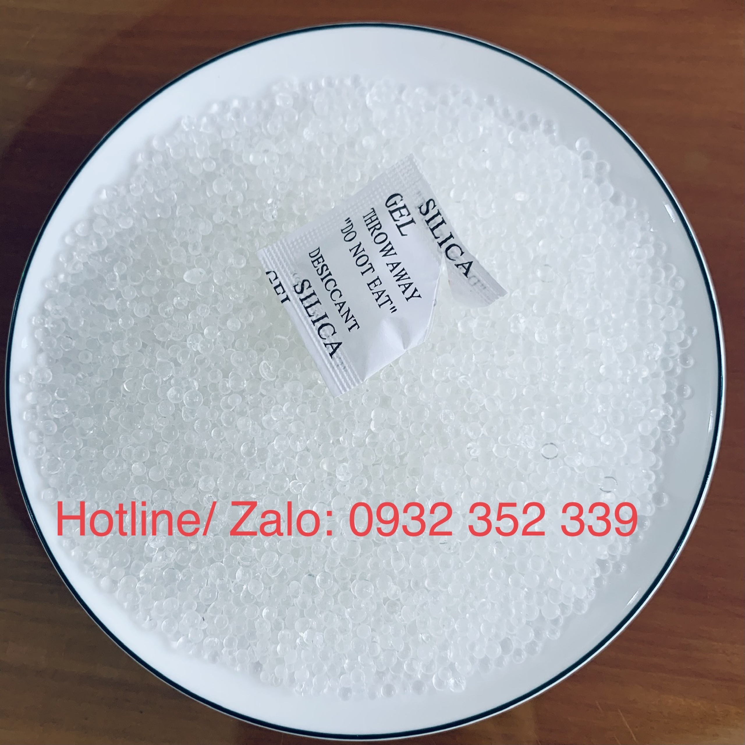 Hạt hút ẩm Silica gel trắng Hạt hút ẩm Silica gel trắng