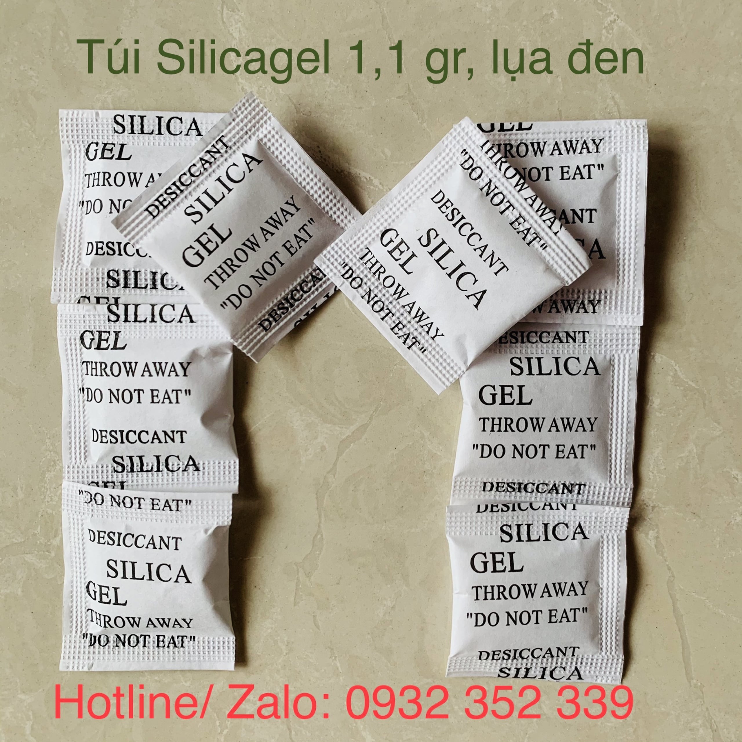 Túi hút ẩm Silica gel Túi hút ẩm Silica gel