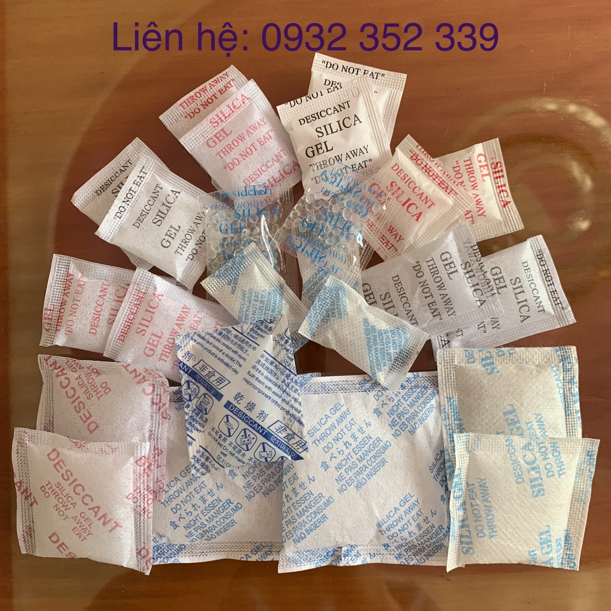Túi hút ẩm Silica gel Túi hút ẩm Silica gel