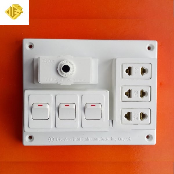 Cách đấu bảng điện 3 công tắc 3 ổ cắm Cách đấu bảng điện 3 công tắc 3 ổ cắm