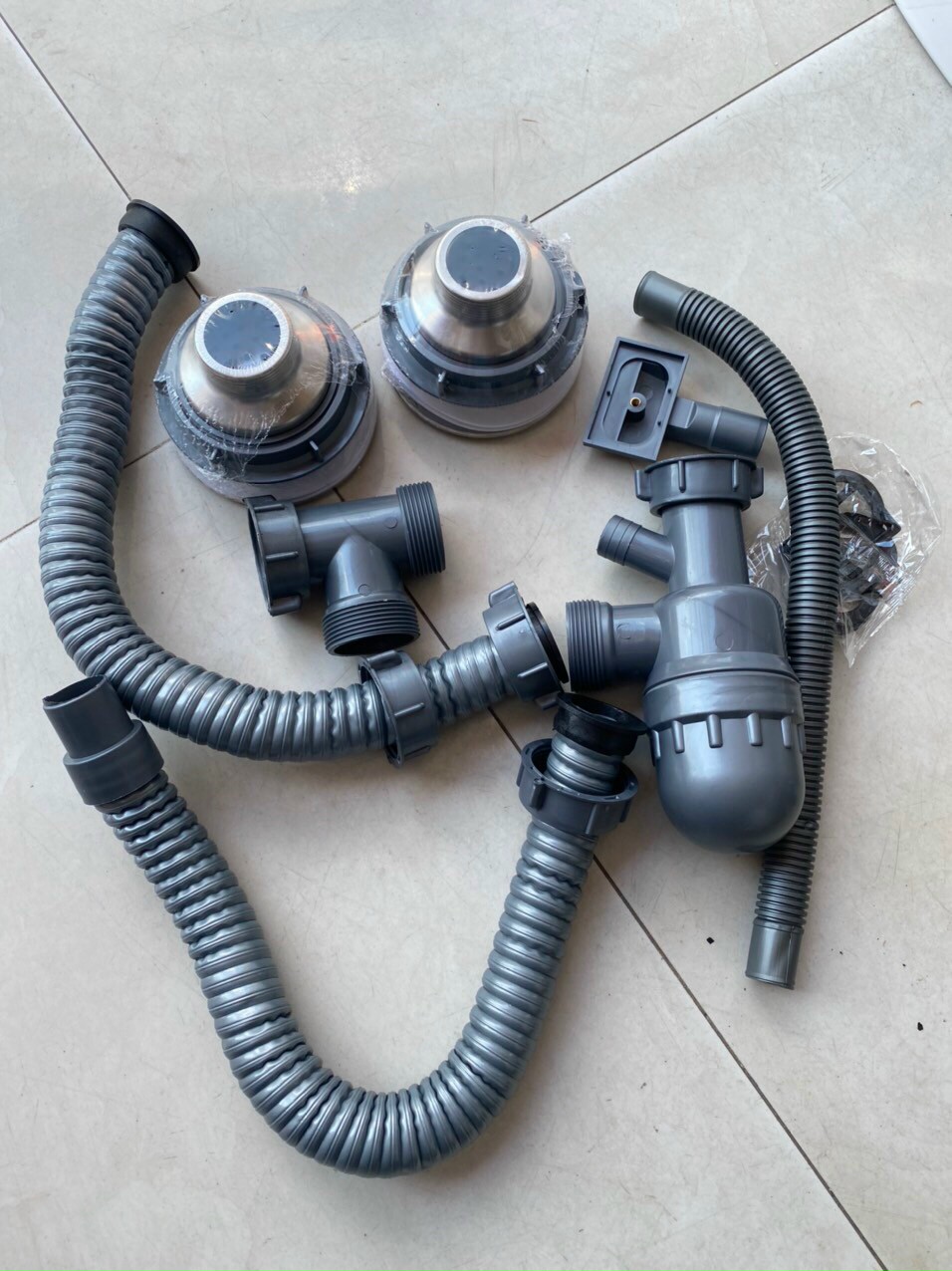 Cách lắp bộ xả cho bồn rửa chén Cách lắp bộ xả cho bồn rửa chén