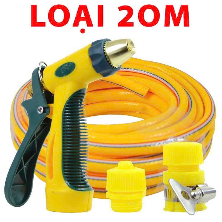 BỘ VÒI RỬA TĂNG ÁP LỰC & DÂY NHỰA PVC DẺO , VÒI TƯỚI CÂY - RỬA XE GIA ĐÌNH