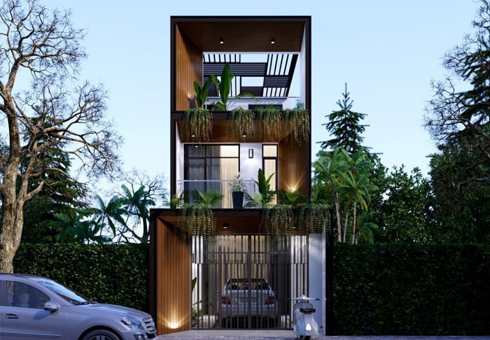 Gợi ý bố trí không gian nhà trong phố