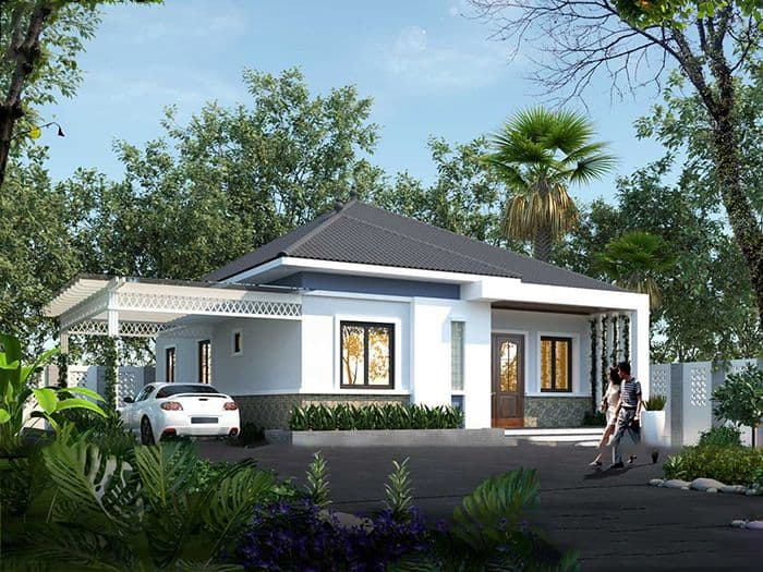 Thiết kế nội thất nhà một tầng bao gồm những công năng nào ?