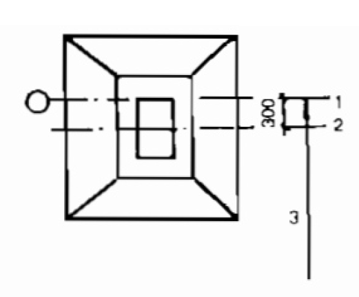 Sơ đồ sai lệch vị trí móng cột Sơ đồ sai lệch vị trí móng cột