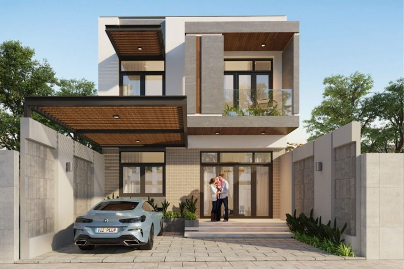 Chi phí xây dựng mẫu thiết kế nhà rộng 7m dài 10m