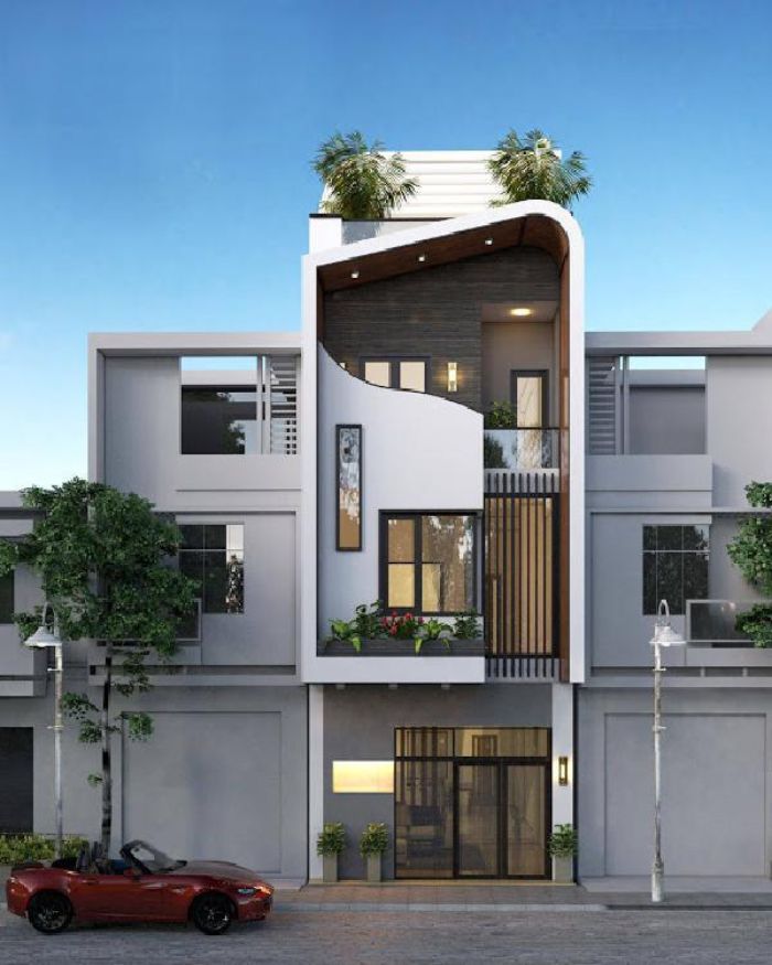 Thiết kế nhà ống 3 tầng 5x20 sang trọng