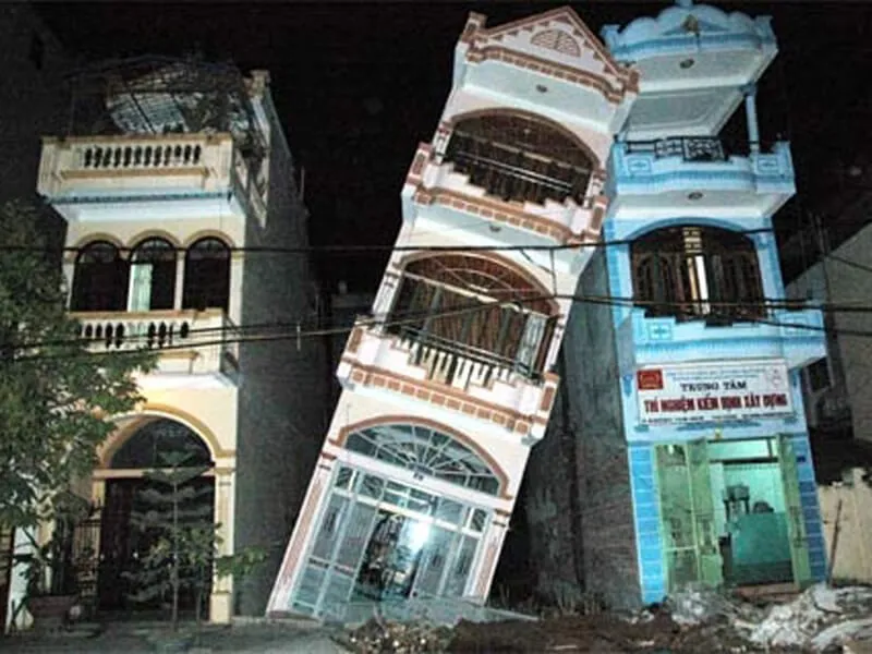 NGUYÊN NHÂN SỰ CỐ CÔNG TRÌNH NỀN