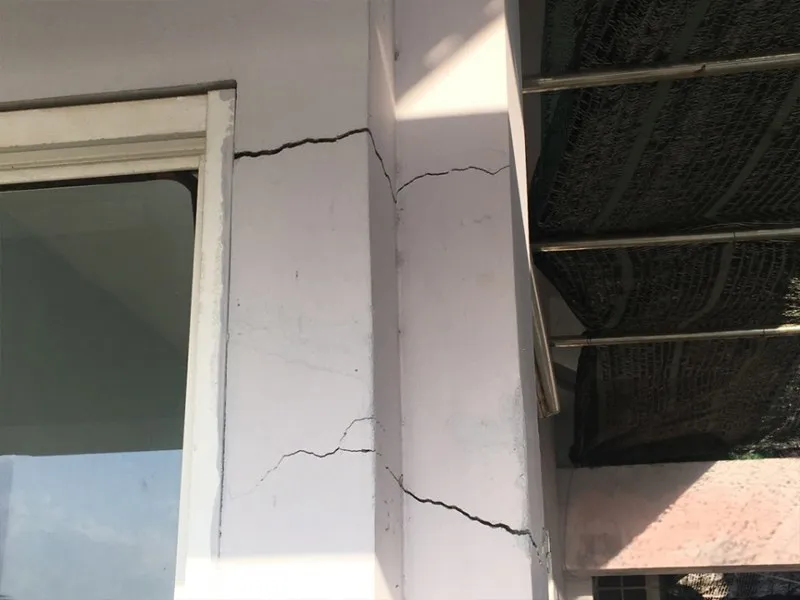 Hậu quả gây ra đối với kết cấu bên trên do lún không đều