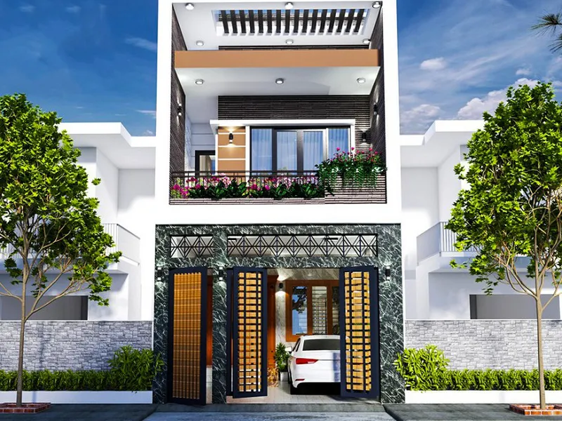 Một số mẫu thiết kế nhà phố đẹp nhất 2022