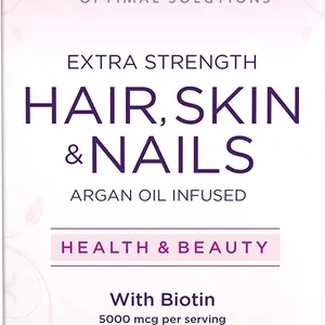Nature's Bounty Optimal Solutions Hair, Skin & Nails Extra Strength, 250 Softgels