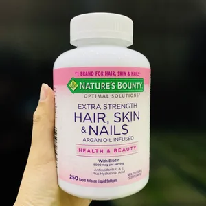 Nature's Bounty Optimal Solutions Hair, Skin & Nails Extra Strength, 250 Softgels