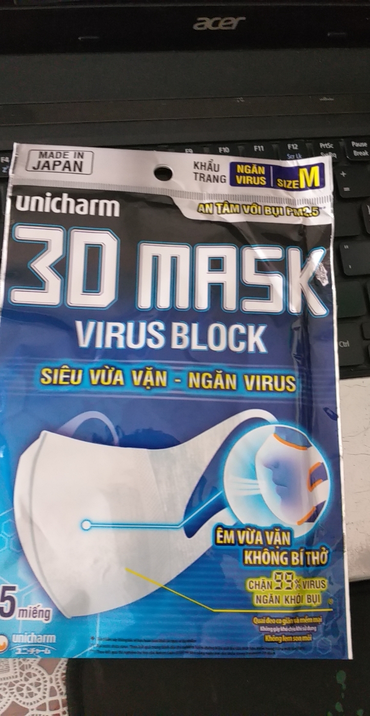 COMBO 3set khau trang 3D block virus va gel rua tay kho